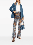 floral patterned trousers