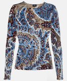 Paisley printed top