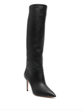 Julia black leather boots