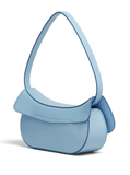 Baby blue leather bag