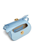 Baby blue leather bag