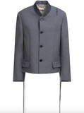 Grey jacket with Marni Symbol