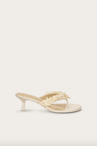 Avery white sandal