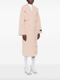 knitted blush pink coat