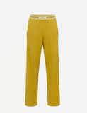 Yellow trousers w/ contrasting bands