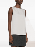 Straight Shell tank top grey