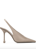 Isa 95 taupe leather pumps