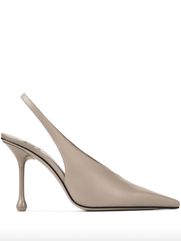 Isa 95 taupe leather pumps