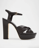 Heloise 120 Coffee platform sandals