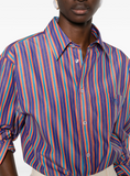Striple purple Shirt