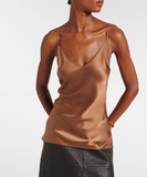 Clea Silk Satin Top