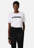 Jersey T-shirt with drawstring