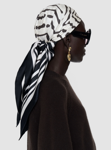 Saff Large Silk Scarf