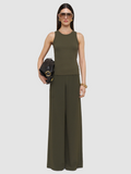 Rihani Crepe de Soie Silk Trousers