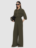 Rihani Crepe de Soie Silk Trousers