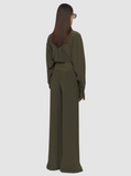 Rihani Crepe de Soie Silk Trousers