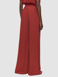 Rihani Crepe de Soie Silk Trousers