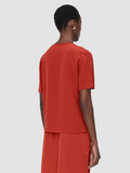 Rubin Crepe de Soie Silk Blouse