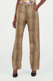 Baby Jaguar Print Flare Pants