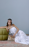 Broderie anglaise lace long dress