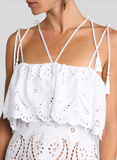 Broderie anglaise lace long dress