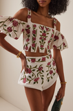 Epoca Quebrada Cropped Top