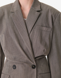 Fitted tailored jacket