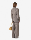Fitted tailored jacket