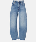 Bubble crop jeans