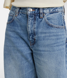 Bubble crop jeans