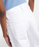 The bow white jeans