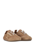 Suede panel sneakers