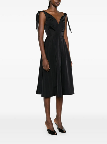 Dress in voile fabric