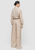 Dijon Printed Silk Trousers