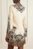 Envers satin mini dress