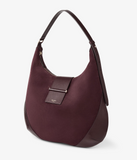 Bar Hobo Medium bag in deep merlot