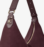 Bar Hobo Medium bag in deep merlot