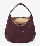 Bar Hobo Medium bag in deep merlot