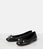 Elme black ballet flats