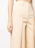 overlapping-panel palazzo pants