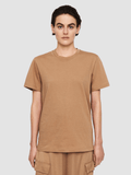 Cotton camel t-shirt