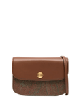 Etro Essential Mini jacquard crossbody bag in brown