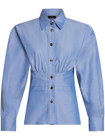 Oxford cotton blue shirt