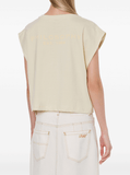 rhinestone-embellished cotton T-shirt