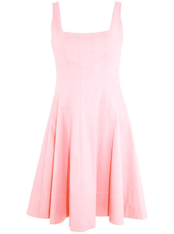Wells sleeveless pink minidress