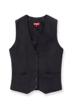 brett vest black