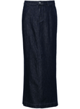 Denim maxi skirt