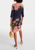 Floral shift dress