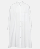 White cotton poplin shirt