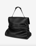 Tie me jumbo bag in black